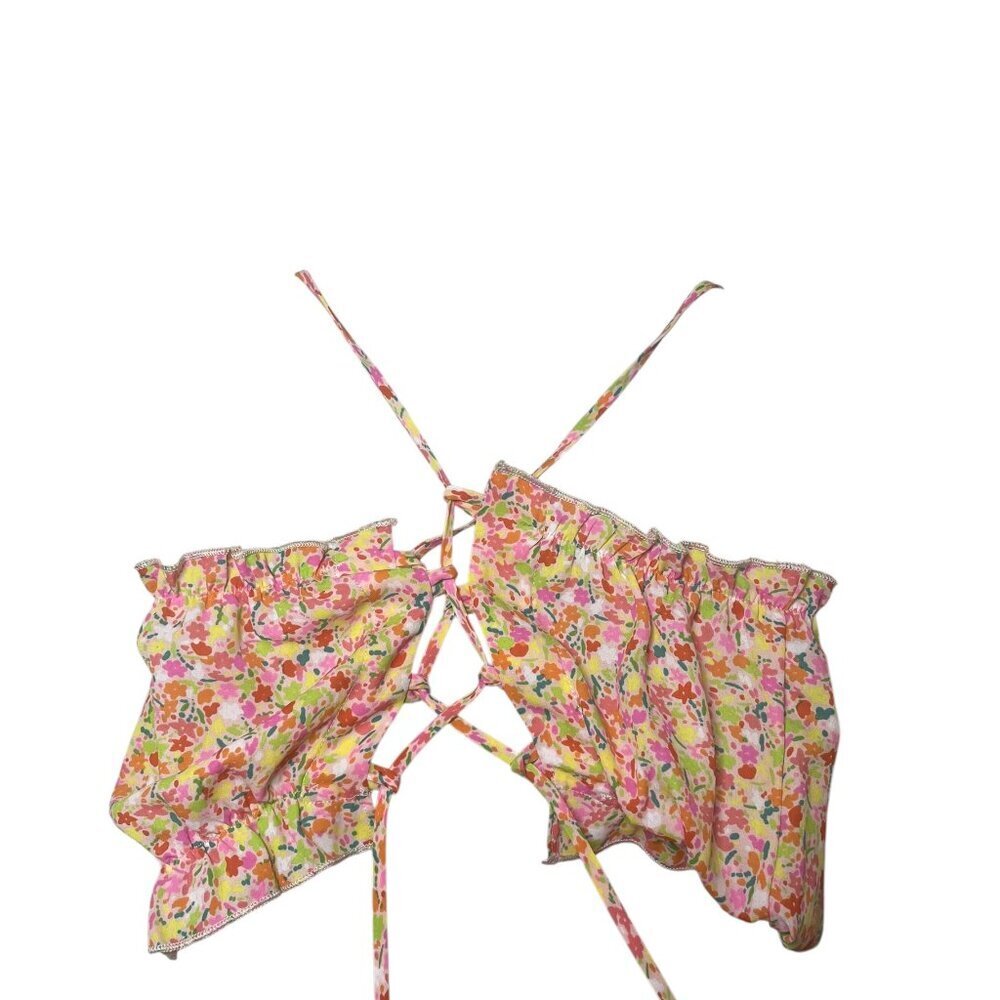 Show Me Your Mumu Dakota Top – Beachy Blossom – Size Large - Picture 4 of 5